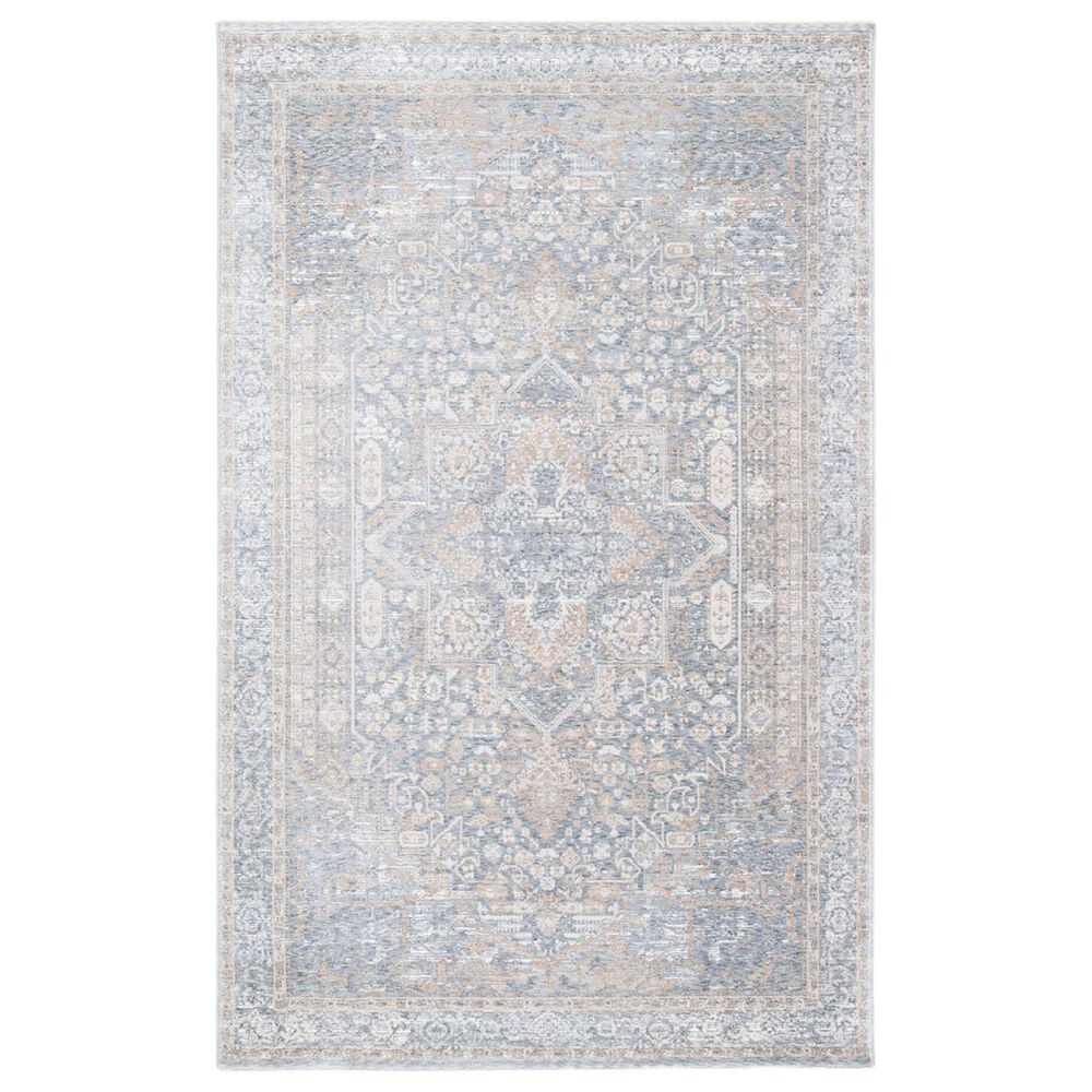 Safavieh Webster WBS320G 4" x 6" Grey and Beige Area Rug, , large