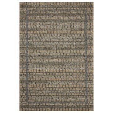 Loloi Elias Wheat and Charcoal 5" x 7"6" Area Rug, , large