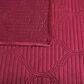Duke Imports Virah Bella Micromink 3-Piece Full/Queen Quilt Set in Burgundy Tetra, , large