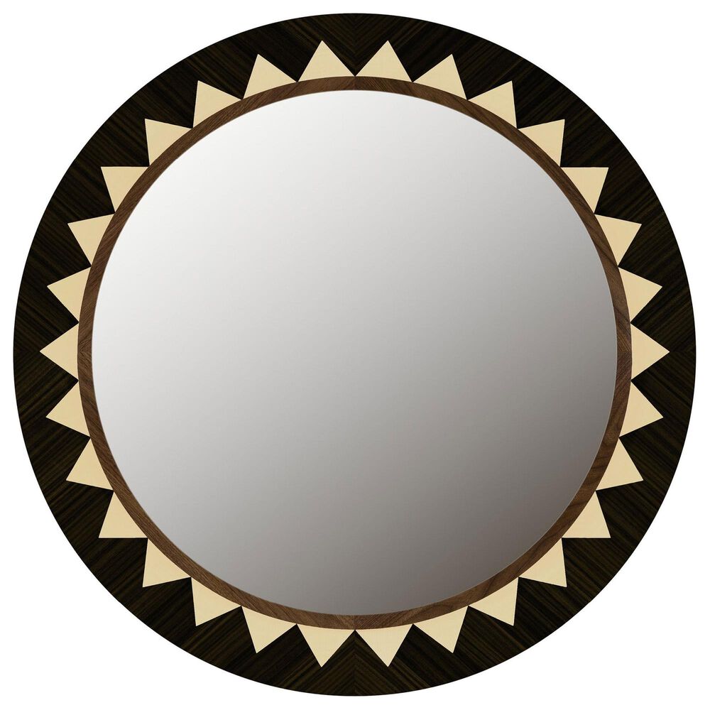 Stickley Furniture Hudson Valley Dresser Mirror in Dark Roast and Black, , large