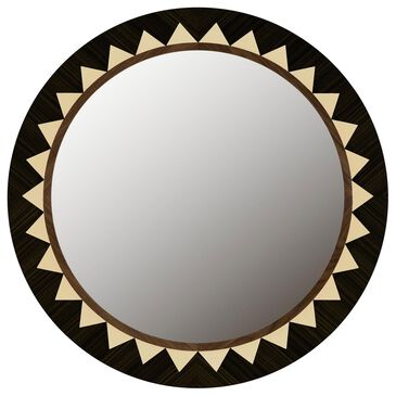 Stickley Furniture Hudson Valley Dresser Mirror in Dark Roast and Black, , large