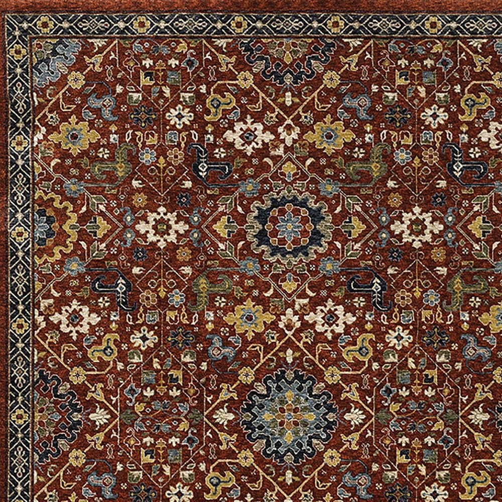 Oriental Weavers Aberdeen Floral 3&#39;3&quot; x 5&#39; Red Area Rug, , large