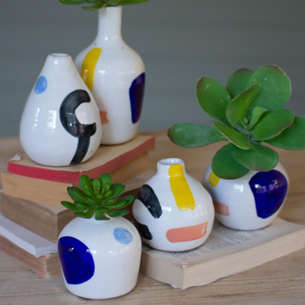Kalalou Vases with Color (Set of 5), , large