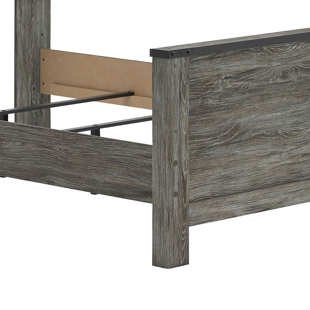Ashley Frandern Full Bookcase Panel Bed in Warm Gray, , large