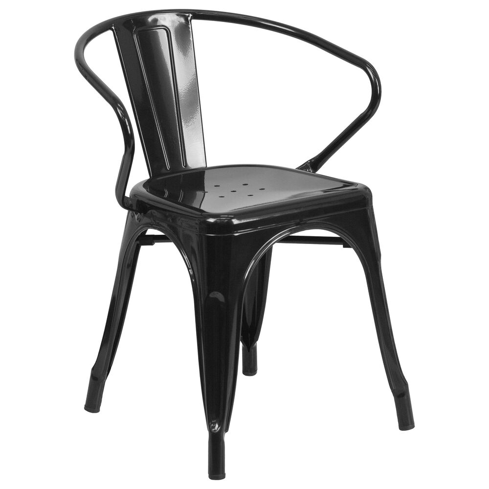 Flash Furniture Arm Chair in Black, , large