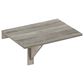 HOMLUX Wall Mounting Folding Table in French Oak Grey, , large