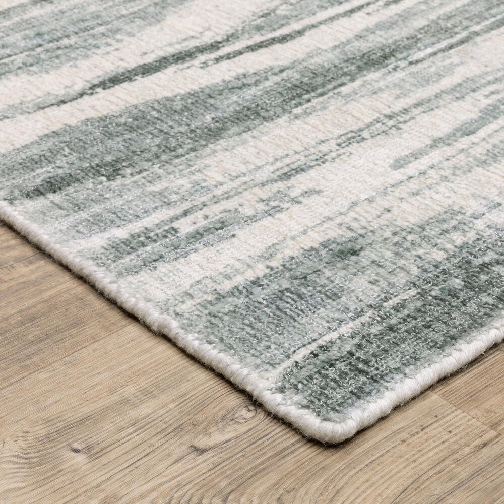 Oriental Weavers Clarke Green and Ivory 6&#39; x 9&#39;Area Rug, , large