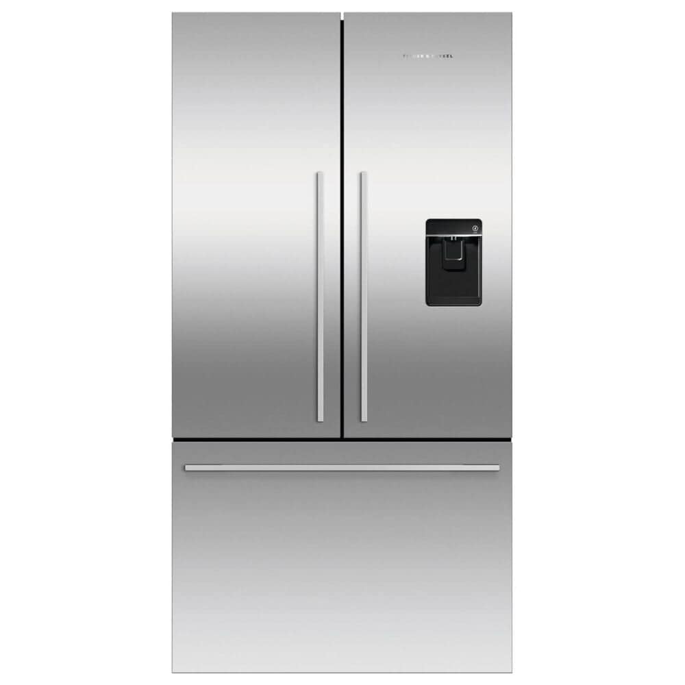 Fisher & Paykel 20.1 Cu. Ft. 3-Door French Door Refrigerator with Ice and Water in Stainless Steel, , large