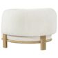 Coaster Lawler Barrel Back Accent Chair in Ivory, , large