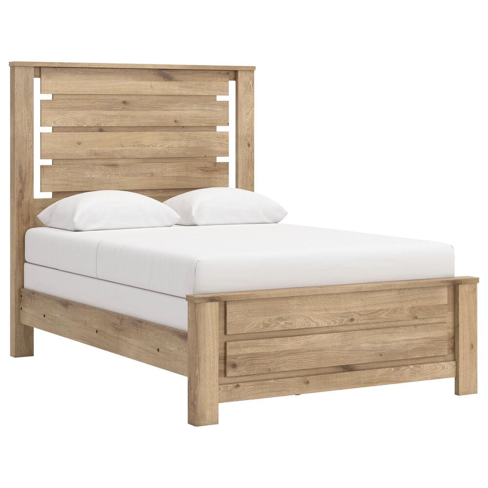 Ashley Brozmont Full Panel Bed in Tan, , large