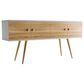 Dayton Theodore 60" Sideboard in Off White/Cinnamon, , large