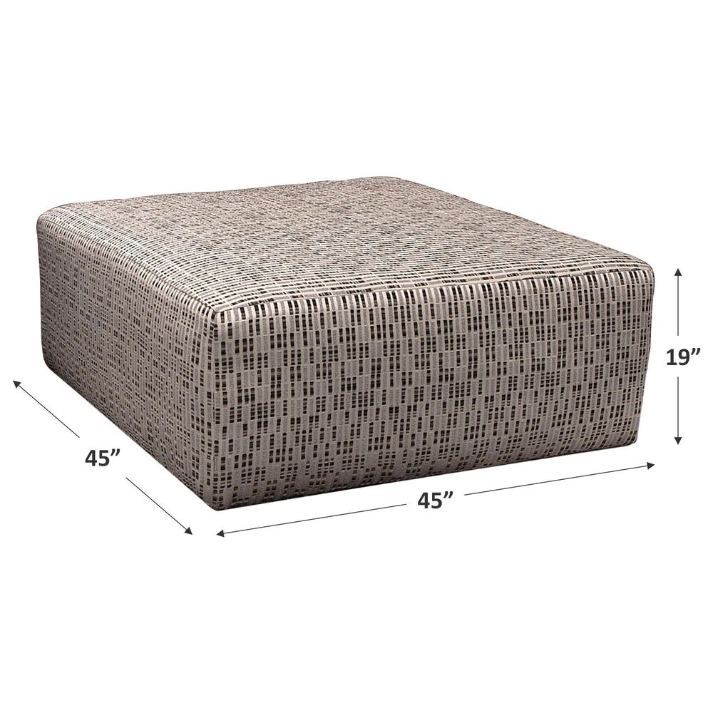 Hartsfield Galaxy 45&quot; Cocktail Ottoman in Noir, , large