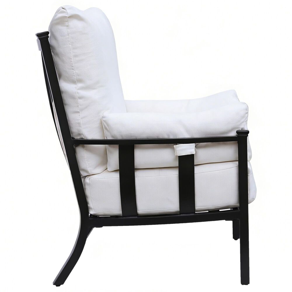 GatherCraft Seville Patio Club Chair with Cushion in Medora Ivory, , large