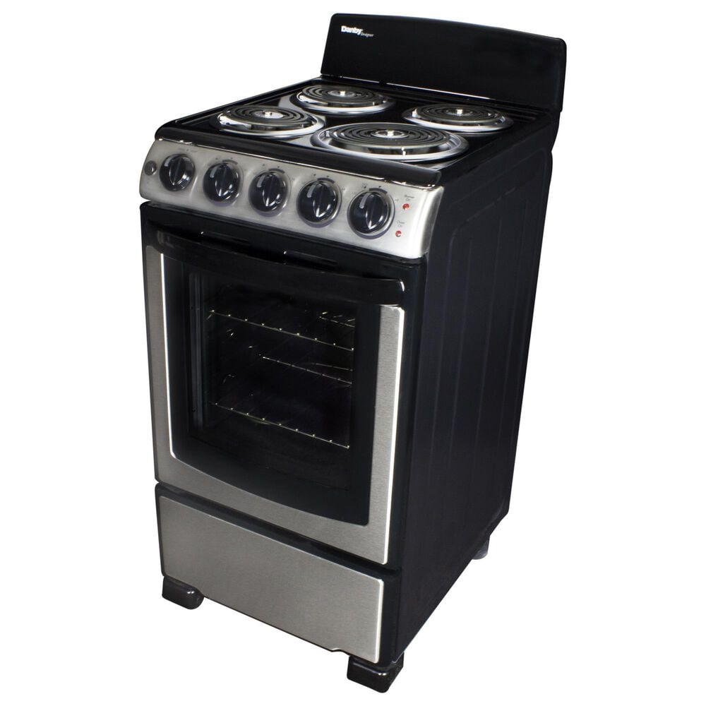 Danby 20&quot; Freestanding Electric Range in Stainless Steel, , large