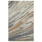 Oriental Weavers Kipton KIP04 10" x 13" Grey and Blue Area Rug, , large