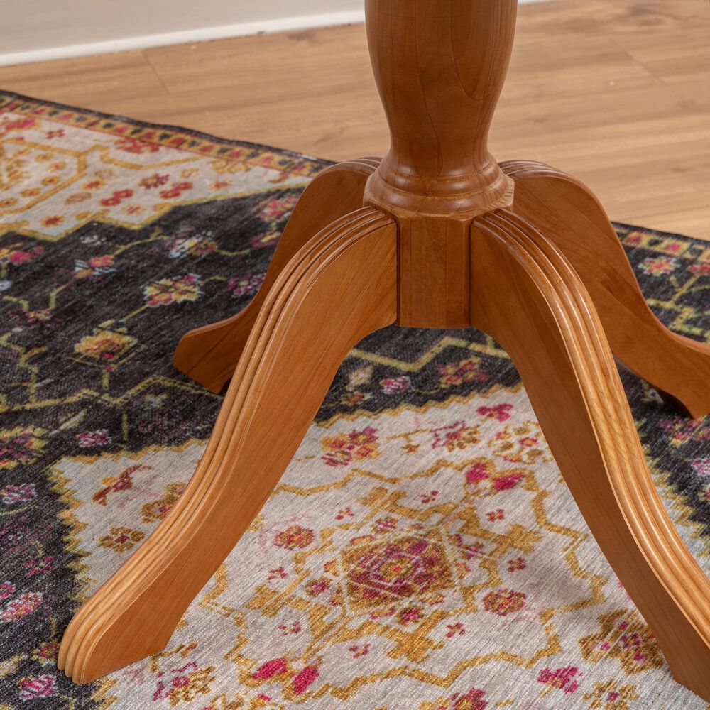 Linon Home Decor Tobin Dining Table in Caramel - Table Only, , large
