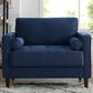 Lifestyle Solutions Langford Accent Chair in Navy Blue, , large