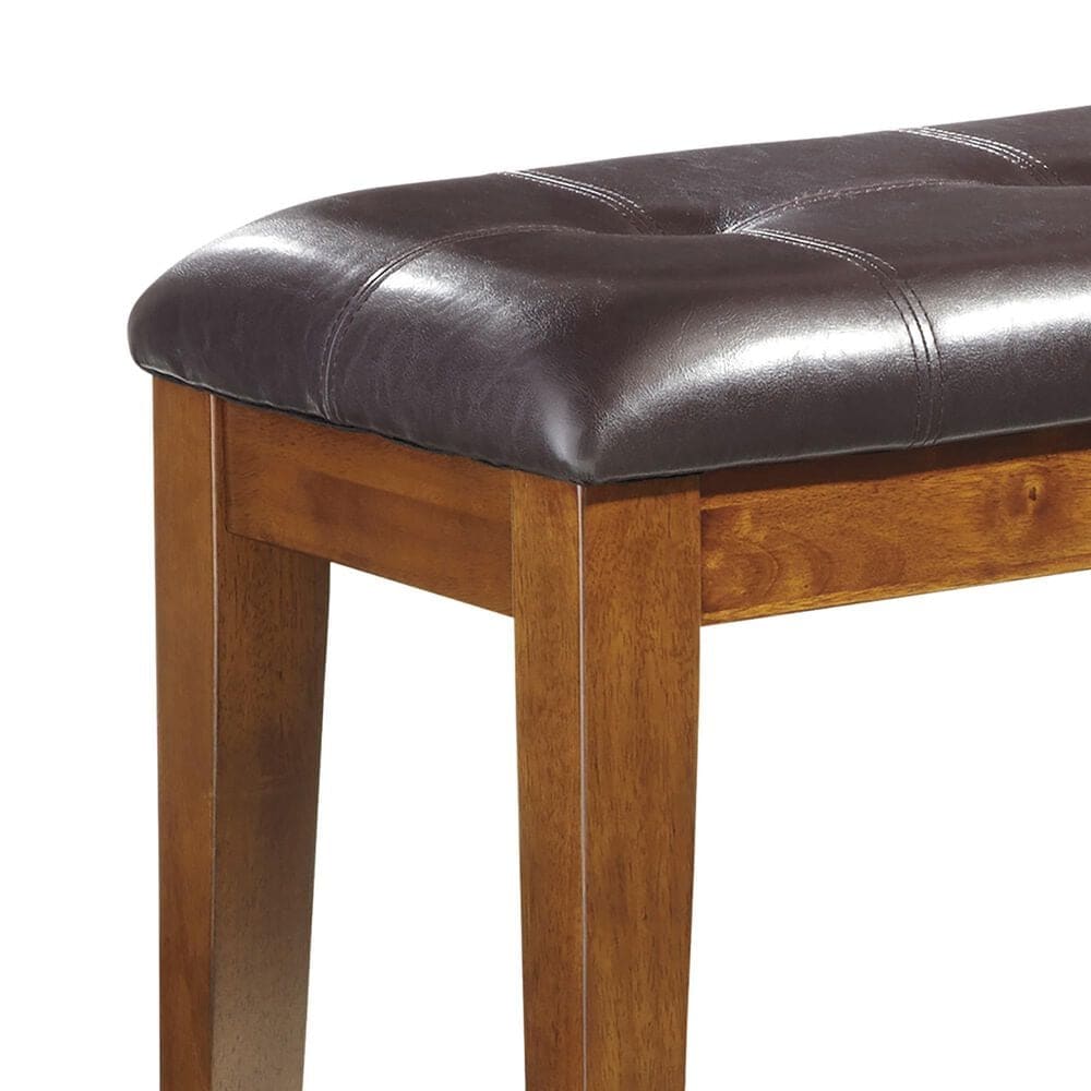 Ashley Ralene Upholstered Dining Bench in Medium Brown, , large