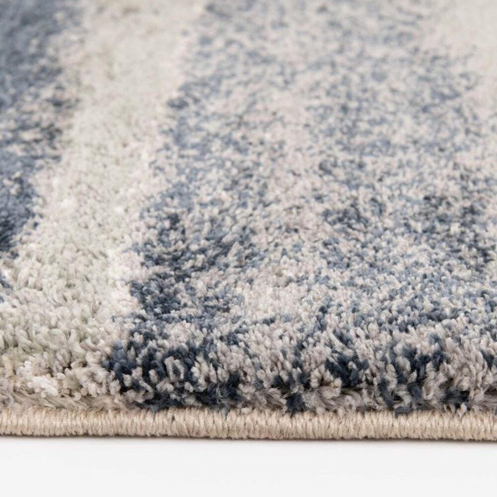 Central Oriental Stonington Azariah 7&#39;10&quot; x 9&#39;10&quot; Zinc and Denim Area Rug, , large