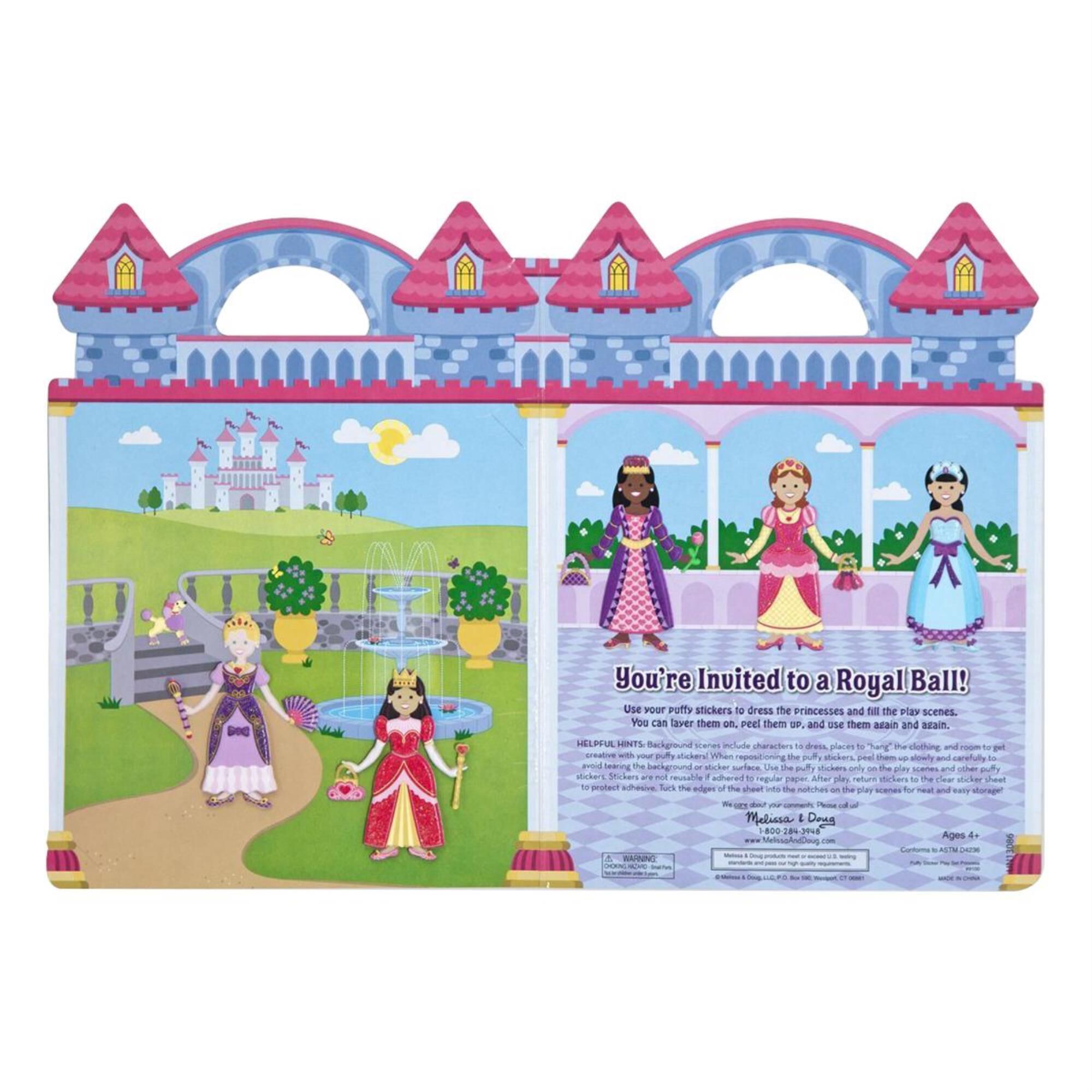 Melissa & doug puffy sticker play set sales