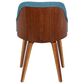 LumiSource Bacci Accent Chair in Teal, , large