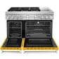 KitchenAid 6.3 Cu. Ft. Freestanding Double Oven Dual Fuel Range with True Convection in Yellow Pepper, , large