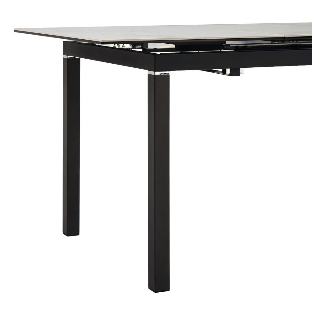 Blue River Giana Extendable Dining Table in Black and Carmen Grey - Table Only, , large