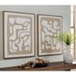 Ashley Waldett 24" x 30" Wall Art in Beige and White (Set of 2), , large