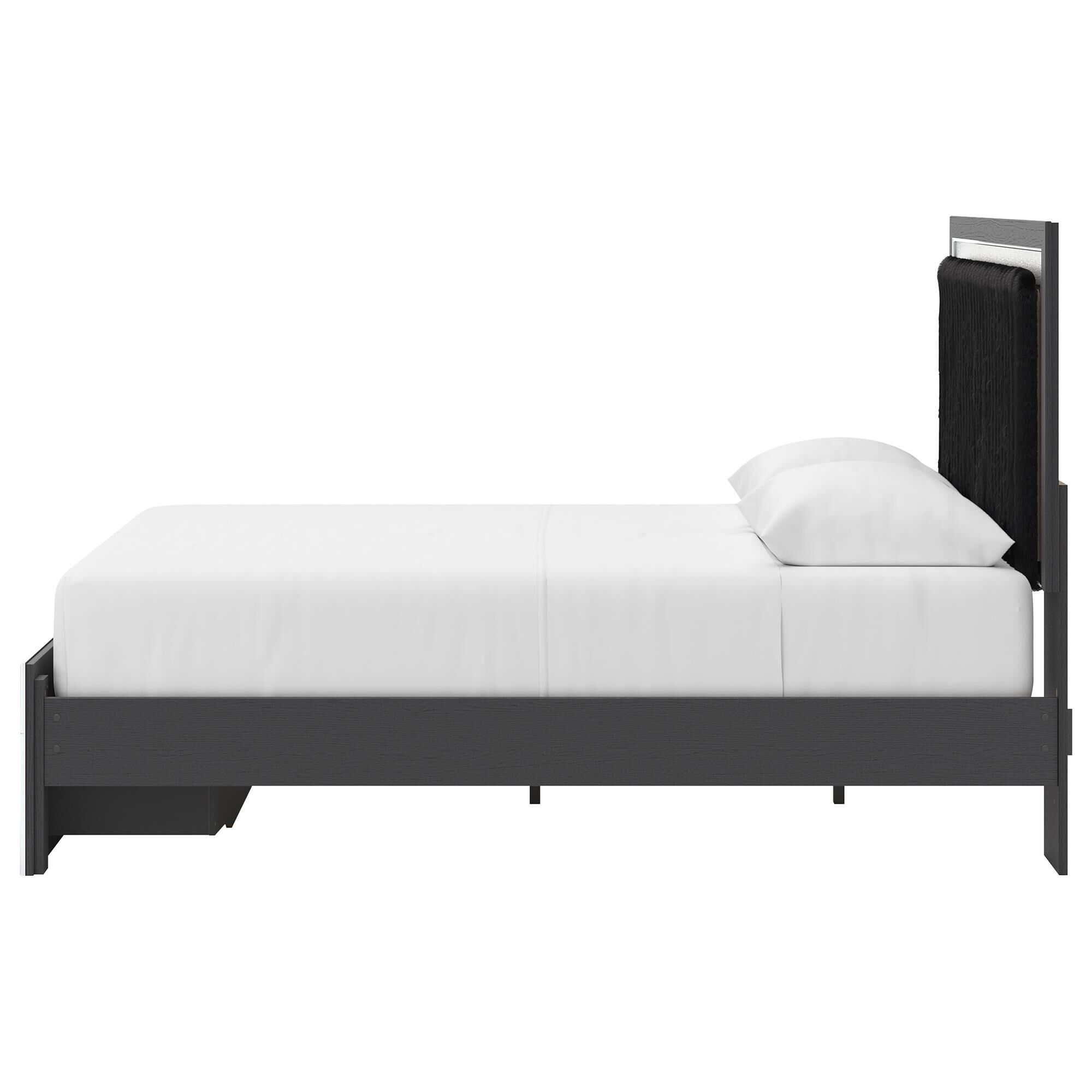 Ashley Zuraleus Queen Upholstered Panel Storage Bed with Two