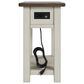Ashley Bolanburg Chairside End Table in Weathered Gray and Antique White, , large
