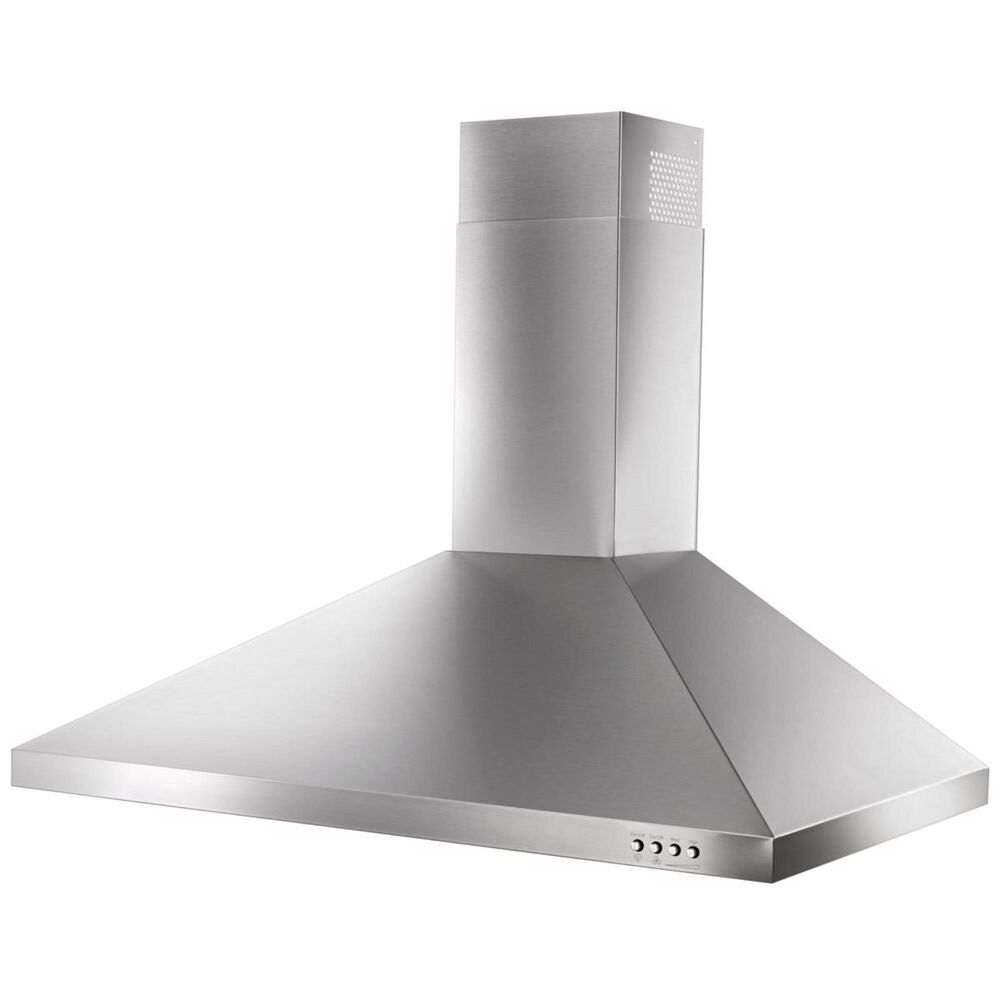 Whirlpool 36" Contemporary Wall Mount Range Hood in Stainless Steel, , large