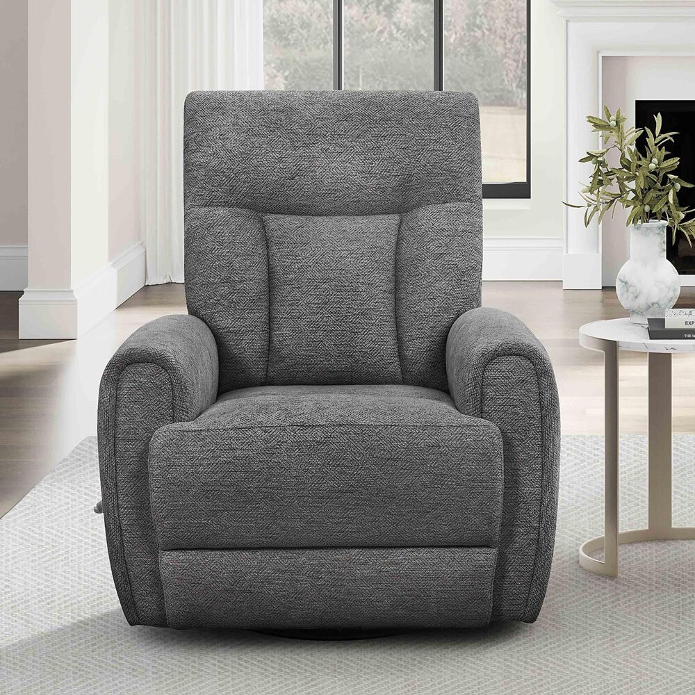 Simeon Collection Natalia Manual Swivel Glider Recliner in Nightfall, , large