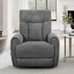 Simeon Collection Natalia Manual Swivel Glider Recliner in Nightfall, , large