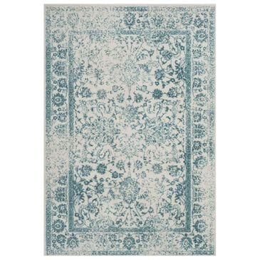 Safavieh Adirondack ADR109D 3" x 5" Ivory and Teal Area Rug, , large