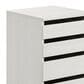 Valor Living Holly 4-Drawer Mobile Storage Cart in White Oak, , large