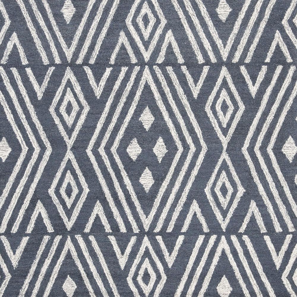 Safavieh Micro-Loop 2&#39;3&quot; x 7&#39; Navy and Blue Runner, , large