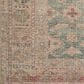 Angela Rose Aubrey 2" x 5" Aqua and Sand Runner, , large