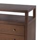 Butler Specialty Company Nora 2-Drawer Wide Nightstand with Open Shelf in Walnut, , large