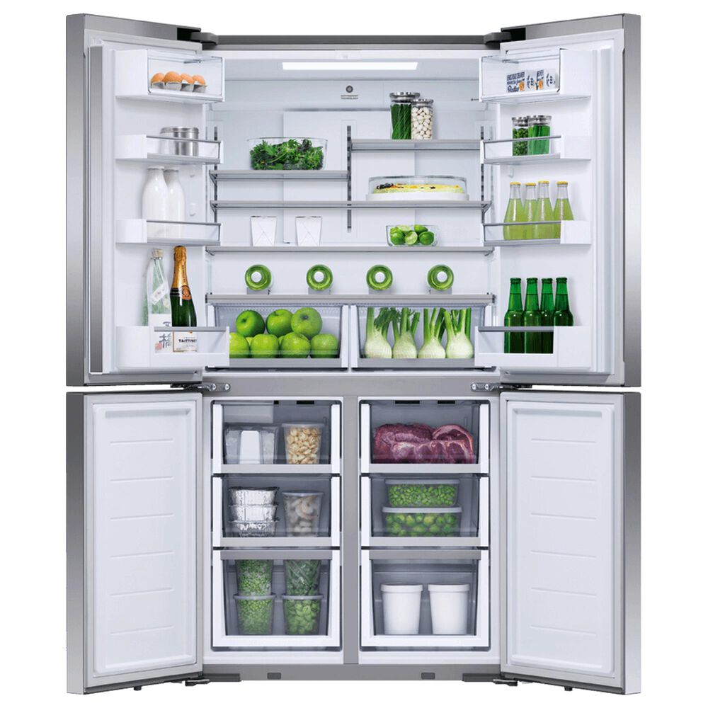 Fisher &amp; Paykel 18.9 Cu. Ft. 4-Door French Door Refrigerator in Stainless Steel, , large