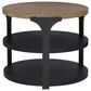 Lexington Furniture Zanzibar Kenya 2-Shelf End Table in Medium Taupe, Deep Espresso and Dark Umber, , large