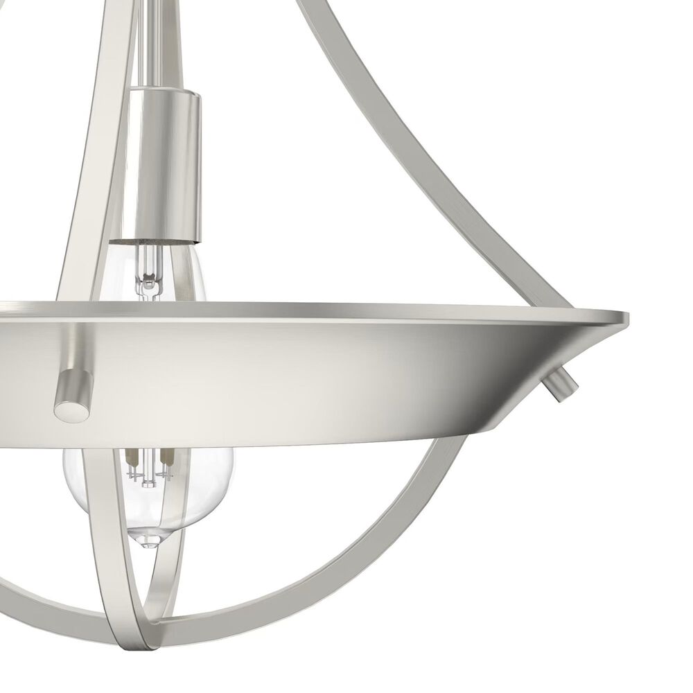 Hunter Perch Point 1-Light Pendant in Brushed Nickel, , large