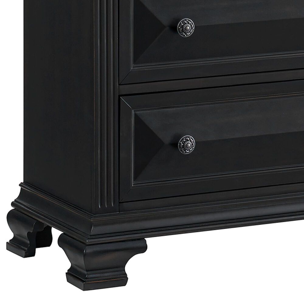 Mayberry Hill Passages 5-Piece Queen Panel Bedroom Set in Black, , large