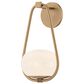 Troy Lighting Decker 1-Light Wall Sconce in Patina Brass, , large