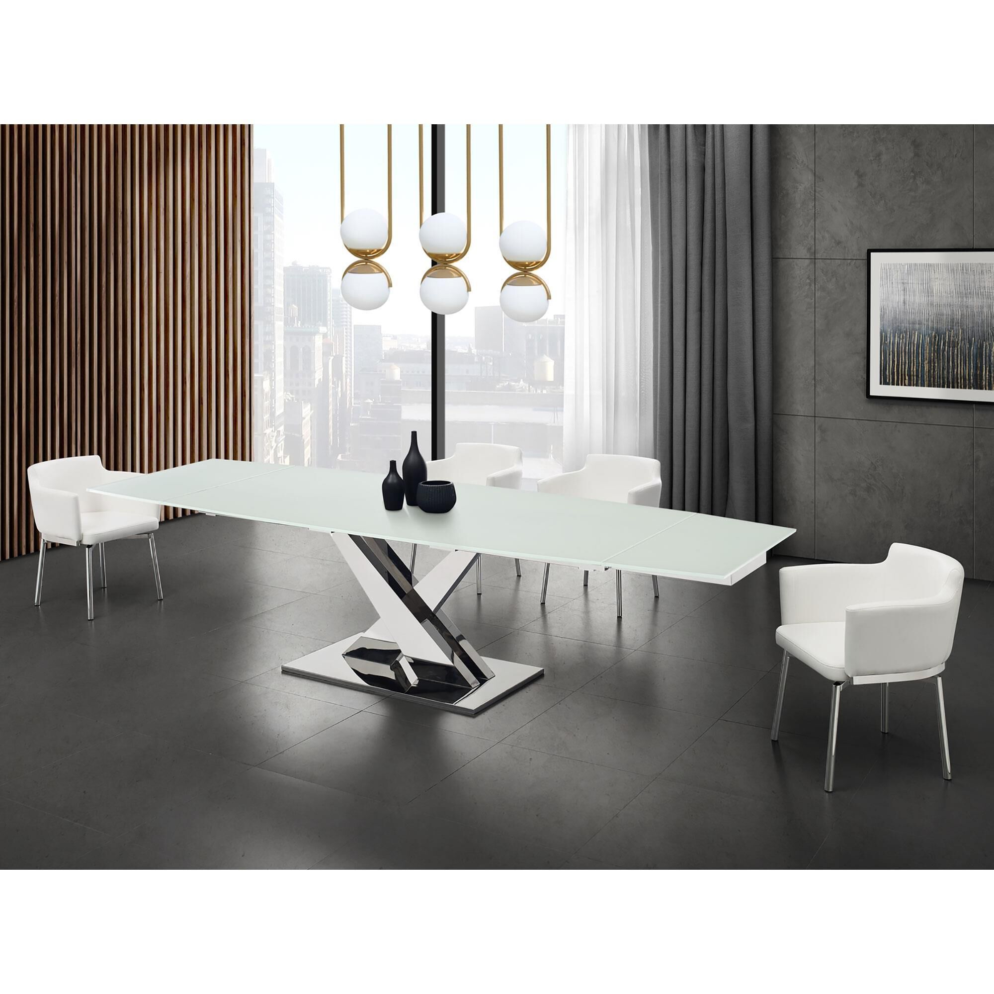 Modern x base dining discount table