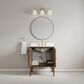 37B Heston 30" Single Bathroom Vanity in Kona with White Composite Stone Top and Backsplash, , large