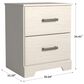 Ashley Stelsie 2 Drawer Nightstand in White, , large