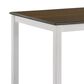 Furniture of America Jamal 5-Piece Counter Height Dining Set in Oak/Sea White, , large