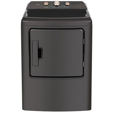 Midea 7 Cu. Ft. Tumble Gas Dryer in Metallic Grey, , large