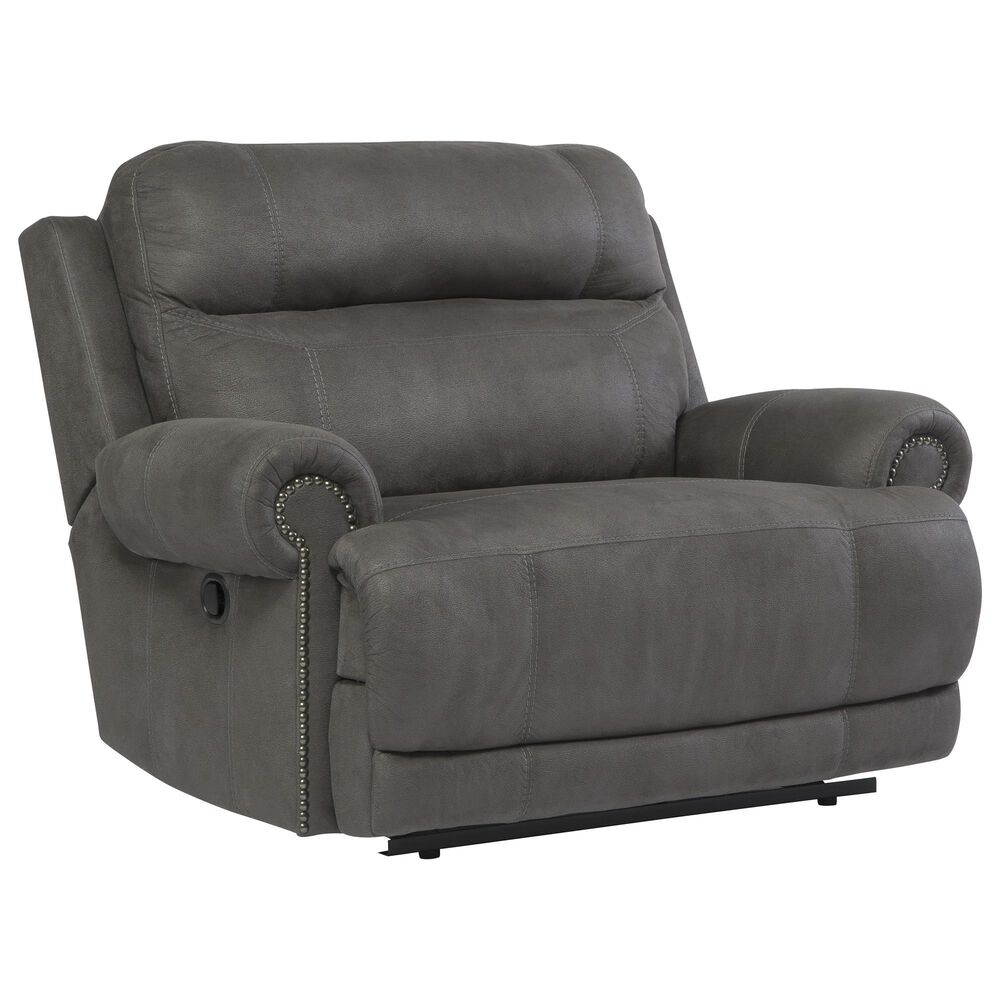 Ashley Austere Manual Wall Recliner in Gray, , large