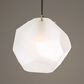 Uttermost Geodesic 1-Light Mini Pendant in Antique Brass and Black, , large